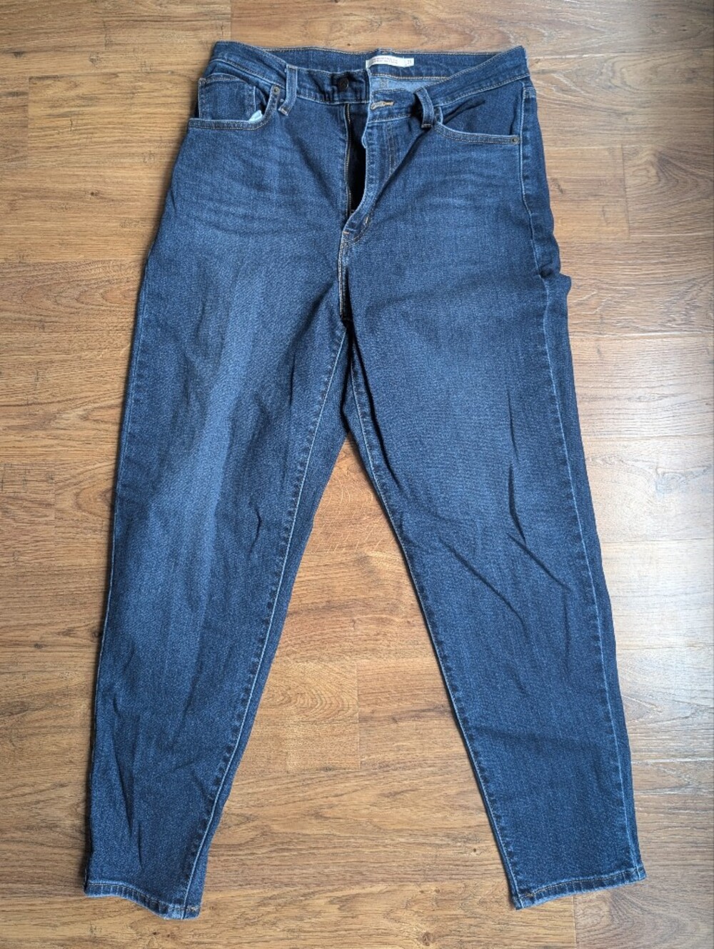 Levi's Dark Blue Wash High Rise Jeans